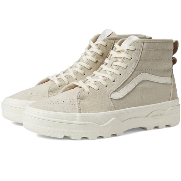 NWOT- Vans Beige Sentry Sk8-Hi WC High Top Unisex Men’s Size 5 Women’s Size 6.5 - Picture 3 of 11